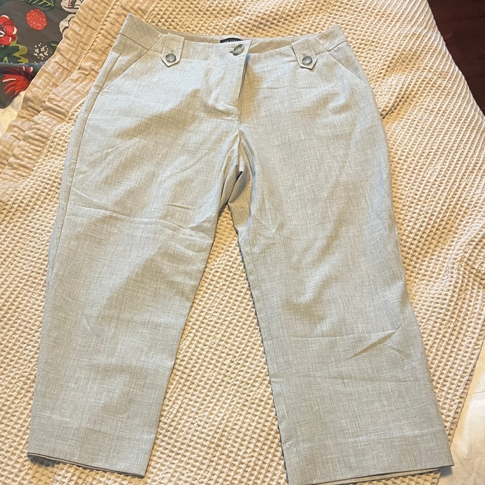 Gray Cropped Pants